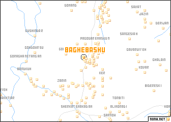 map of Bāgh-e Bāshū