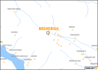 map of Bāgh-e Bīdū