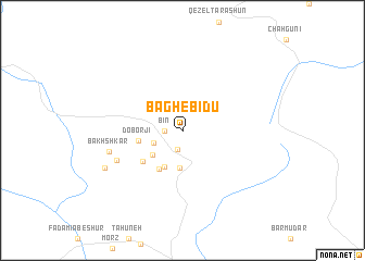 map of Bāgh-e Bīdū