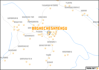 map of Bāgh-e Cheshmeh Gū