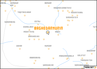 map of Bāgh-e Dar Mūrīn