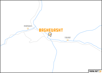 map of Bāgh-e Dasht