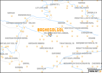 map of Bāgh-e Gol Gol