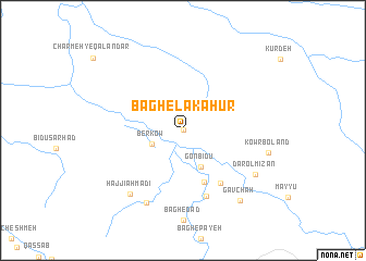 map of Bāgh-e Lakāhūr