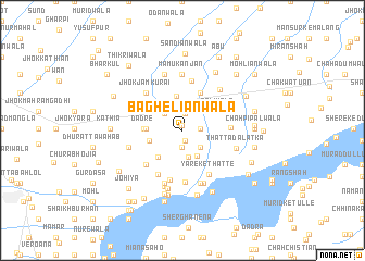 map of Bagheliānwāla