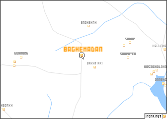 map of Bāgh-e Ma‘dan