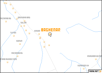 map of Bāgh-e Nār