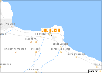 map of Bagheria