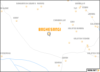 map of Bāgh-e Sangī