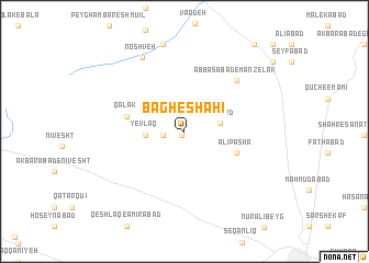 map of Bāgh-e Shāhī