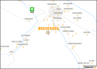 map of Bāgh-e Shāh