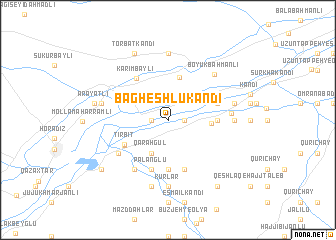 map of Bāgheshlū Kandī