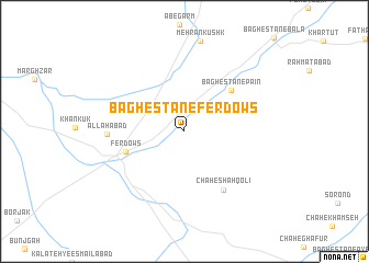 map of Bāghestān-e Ferdows
