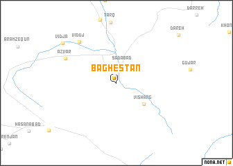map of Bāghestān