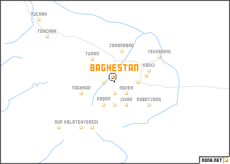 map of Bāghestān