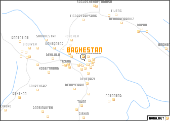 map of Bāghestān