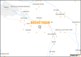 map of Bāgh-e Ya‘qūb