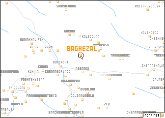 map of Bāgh-e Zāl