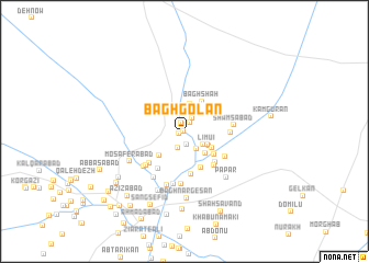 map of Bāgh Golān