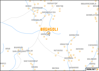 map of Bāgh Golī