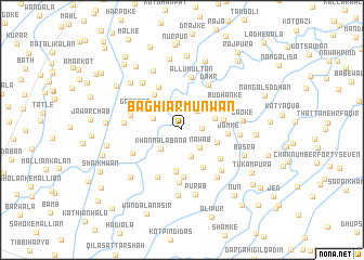 map of Baghiār Mūnwān