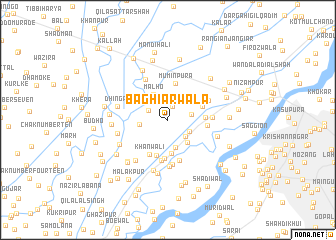 map of Baghiārwāla