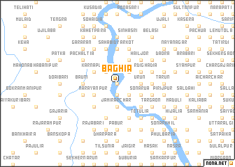 map of Bāghia