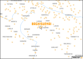 map of Bāgh-i-Surmai