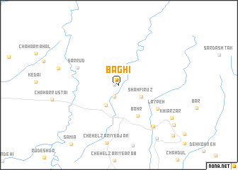 map of Bāghī