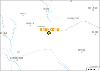 map of Bāghkand