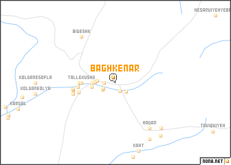 map of Bāgh Kenār