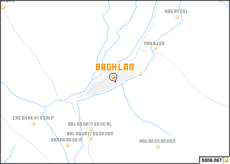 map of Baghlān