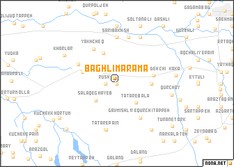 map of Bāghlī Mārāmā