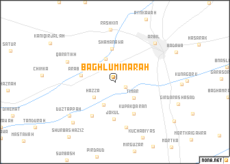 map of Bāghlū Mīnārah