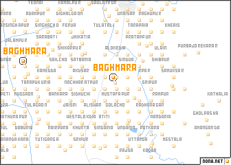 map of Bāghmāra