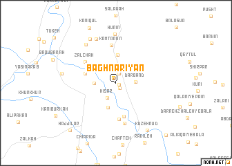 map of Bāgh Nār‘īyān