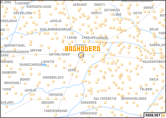 map of Bāghodero