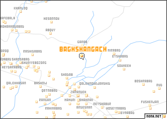 map of Bāghshan Gach