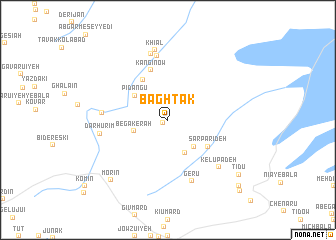 map of Bāgh Tak