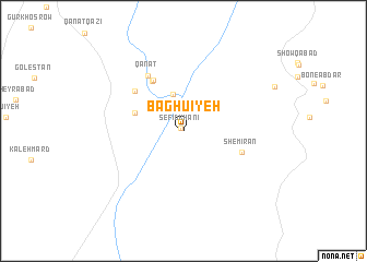 map of Bāghū\