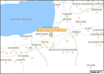 map of Bāghū Kenāreh