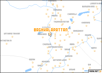 map of Baghwāla Pattan