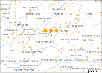 map of Bāghwāla