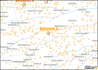 map of Baghwāla