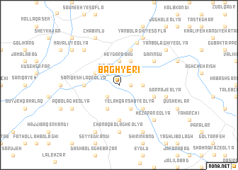 map of Bāgh Yerī