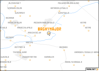 map of Baghymajor