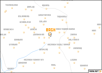 map of Bāgh