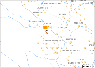 map of Bāgh