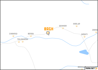 map of Bāgh