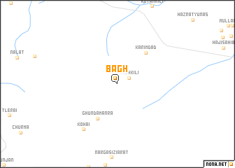 map of Bāgh